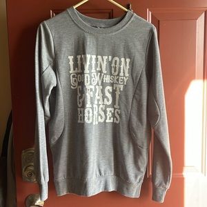 Grey light weight sweatshirt